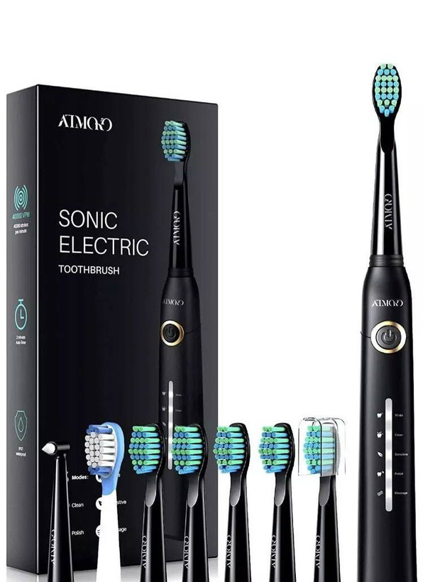 مسواک شارژی سونیک ATMOKO مدل HP126A با ۸ سری و ۵ حالت