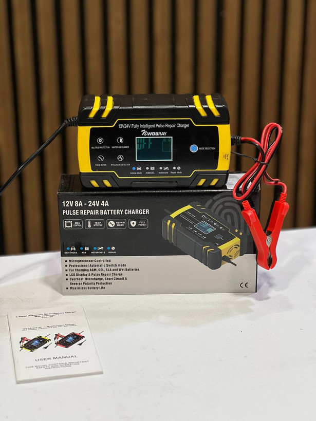 شارژر هوشمند باتری 12V / 24V مدل ZYX-J30 با قابلیت ترمیم Pulse Repair(اصلی)