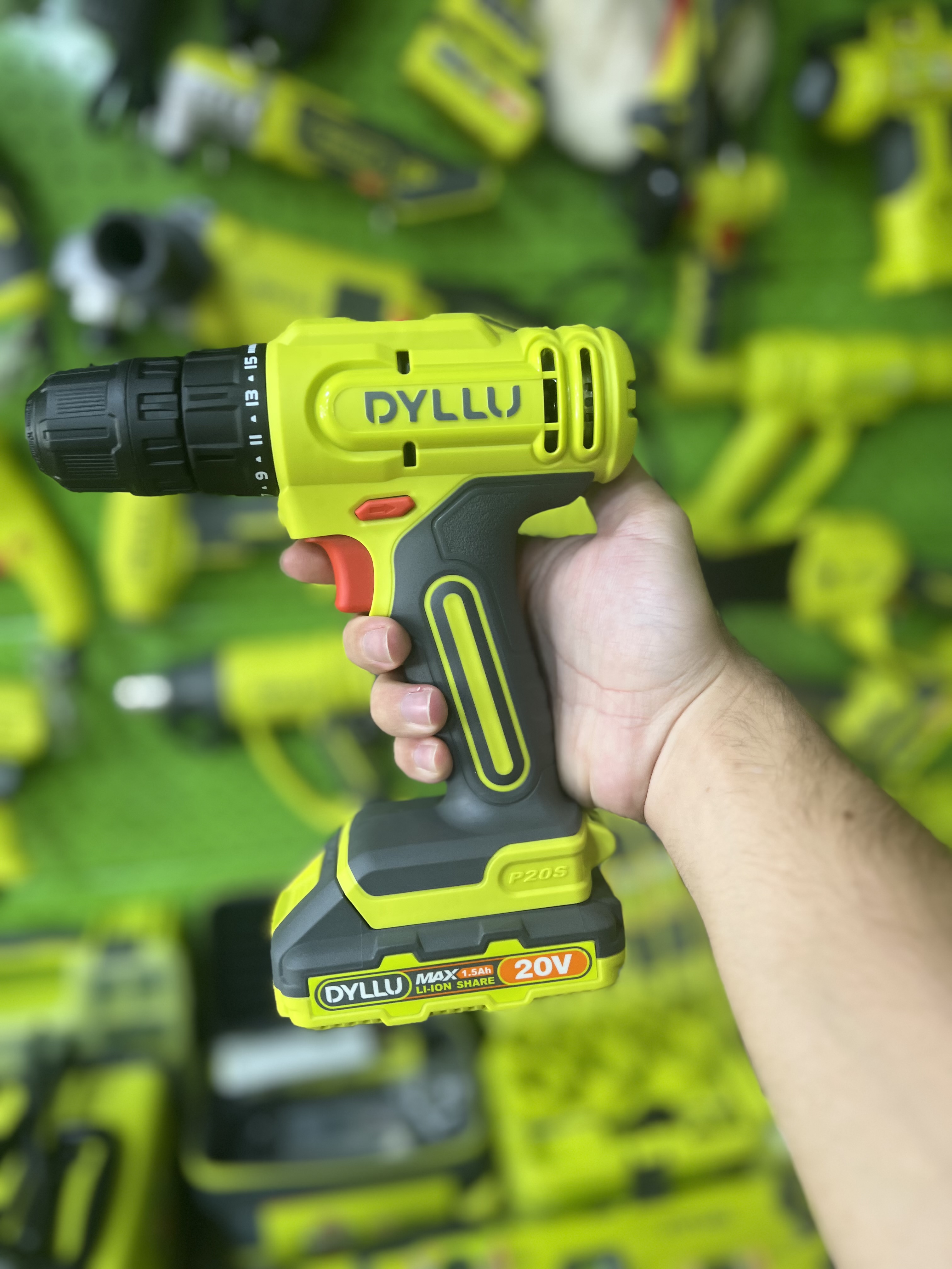 دریل پیچ گوشتی شارژی دایلو دو باطری dyllu dtcdp512/ضمانت کتبی نمایندگی دایلو