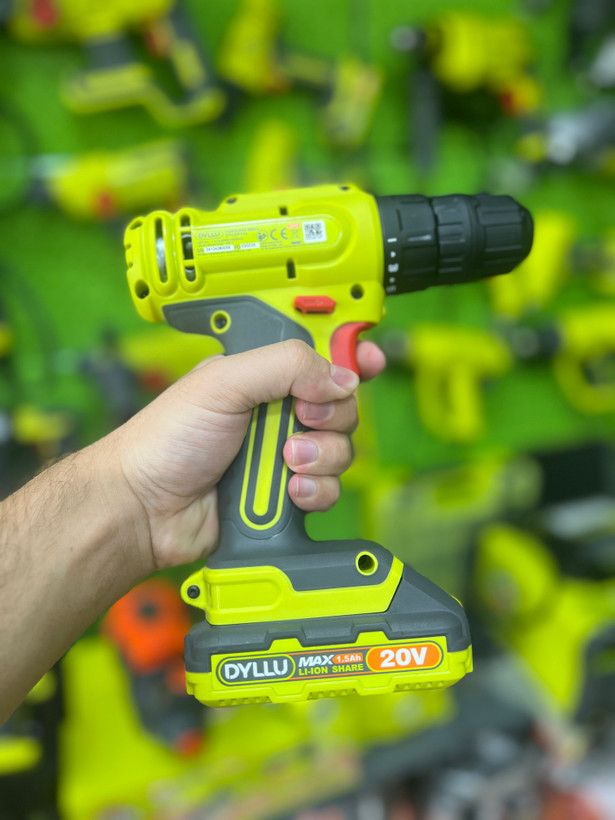 دریل پیچ گوشتی شارژی دایلو دو باطری dyllu dtcdp512/ضمانت کتبی نمایندگی دایلو