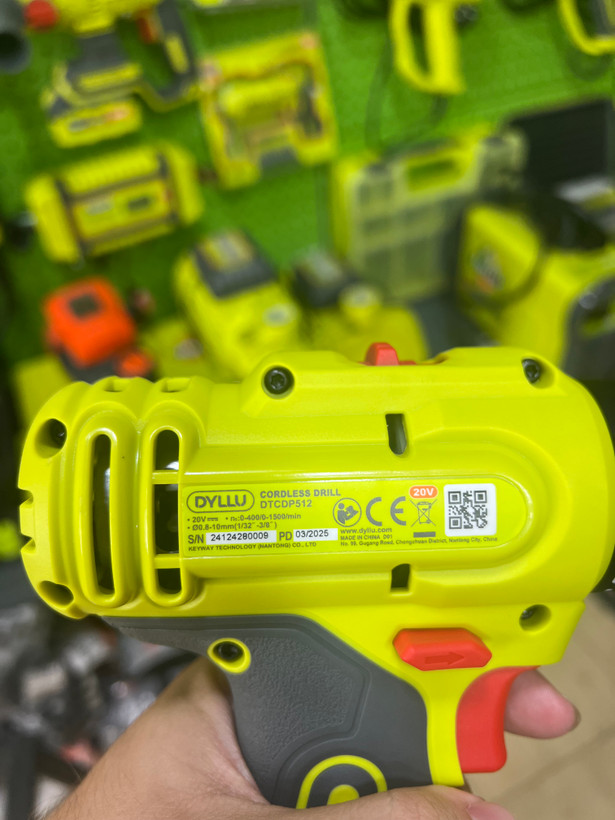 دریل پیچ گوشتی شارژی دایلو دو باطری dyllu dtcdp512/ضمانت کتبی نمایندگی دایلو