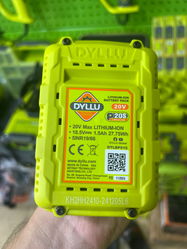 دریل پیچ گوشتی شارژی DYLLU مدل DTCDP511 (تک باتری)/ضمانت کتبی نمایندگی/برند اصلی