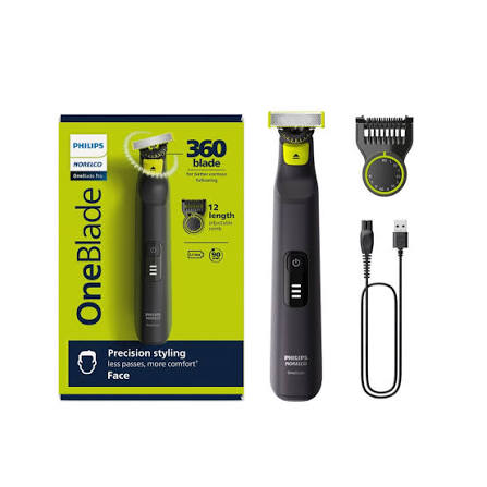 ماشین اصلاح فیلیپس وان بلید پرو مدل QP6530/15 با 12 تنظیم طول