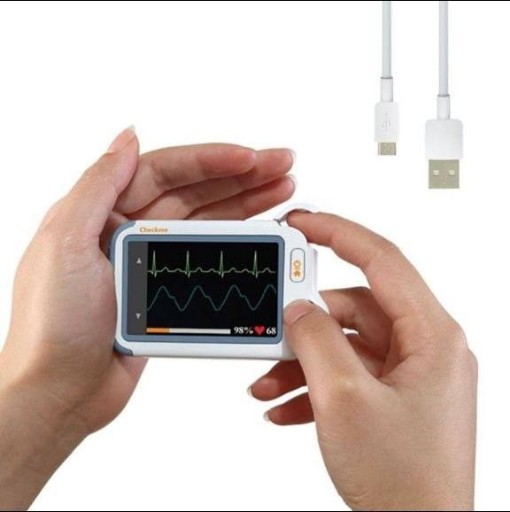 مانیتور علائم حیاتی پرتابل Viatom Checkme Lite | نوار قلب، اکسیژن خون و پایش علائم حیاتی