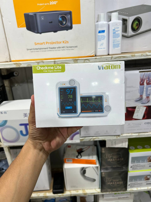 مانیتور علائم حیاتی پرتابل Viatom Checkme Lite | نوار قلب، اکسیژن خون و پایش علائم حیاتی