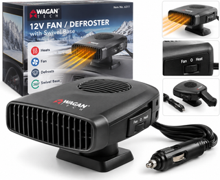 هیتر و بخارزدای خودرو Wagan Tech مدل 6311 | بخاری فندکی 12 ولت 150 وات