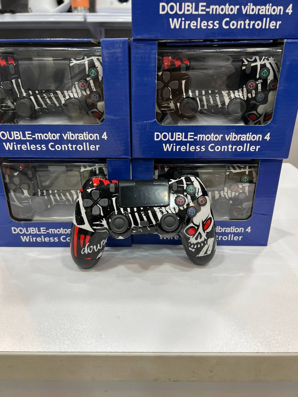 🎮 دسته بازی بیسیم طرح PS4 با ویبره دوگانه | Wireless Controller