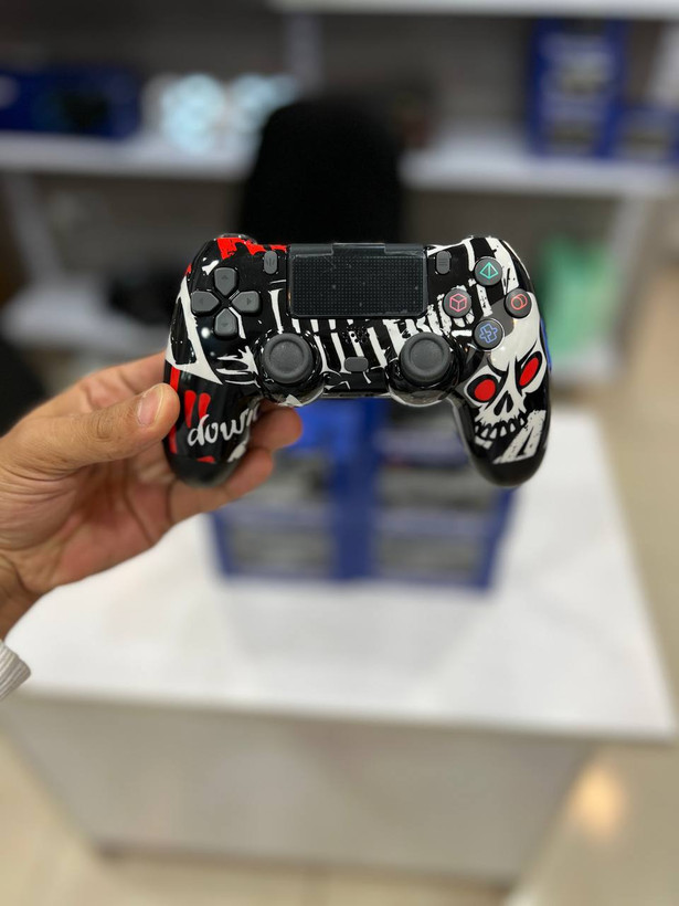 🎮 دسته بازی بیسیم طرح PS4 با ویبره دوگانه | Wireless Controller